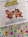 Vintage 1989 1st Printing Disney's Chip 'n' Dale's Rescue Rangers Golden Look-Look Softcover