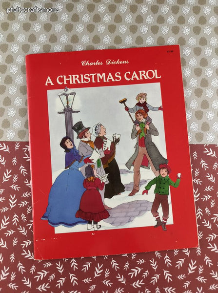 Vintage 1988 Charles Dickens A Christmas Carol Troll Softcover Booklet