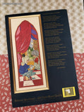 Vintage 1992 Precious Moments Christmas Window Series Blessed Are the Poor in Spirit Counted Cross Stitch Softcover Booklet