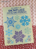 Vintage 1984 Ed Sibbett, Jr. Snowflake Cut & Use Stencils Softcover