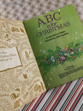 Vintage 1974 Little Golden Book: ABC is for Christmas Hardcover