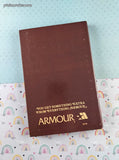 Vintage 1980 The Quick & Easy Armour Cookbook Hardcover, Spiral Bound