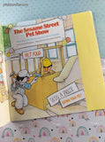 Vintage 1988 The Sesame Street Pet Show Golden Book Softcover