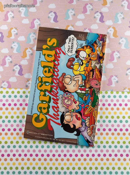 Vintage 1988 1st Printing Garfield's Thanksgiving Comics Softcover
