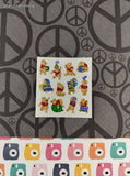 Vintage Sandylion SHINY Stickers Winnie the Pooh Miniature, 1 Mod Unused