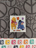 Vintage Sandylion SHINY Stickers Winnie the Pooh Spring Butterflies, 1 Mod Unused