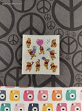 Vintage Sandylion SHINY Stickers Winnie the Pooh Miniature, 1 Mod Unused