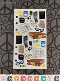 Vintage Stickopotamus "Businessman" Binder Sticker Sheet, Unused