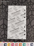 Vintage Stickopotamus "Mexico" Binder Sticker Sheet, Unused