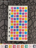 Vintage Stickopotamus "Rainbow Flowers" Binder Sticker Sheet, Unused