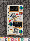 Vintage Stickopotamus "School Classroom" Binder Sticker Sheet, Unused