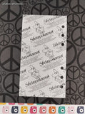 Vintage Stickopotamus "Paris" Binder Sticker Sheet, Unused