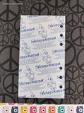 Vintage Stickopotamus "Wintry Snowmen" Binder Sticker Sheet, Unused