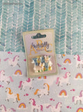Vintage Enesco "Initially Yours" Miniature Adhesive Letter W, New & Sealed