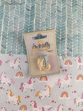 Vintage Enesco "Initially Yours" Miniature Adhesive Letter J, New & Sealed