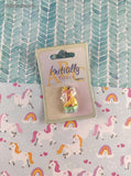 Vintage Enesco "Initially Yours" Miniature Adhesive Letter I, New & Sealed