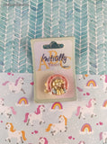 Vintage Enesco "Initially Yours" Miniature Adhesive Letter O, New & Sealed