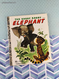Vintage 1974 Little Golden Book: The Saggy Baggy Elephant Hardcover