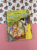 Vintage 1984 Little Golden Book: Walt Disney's Snow White and the Seven Dwarfs Hardcover