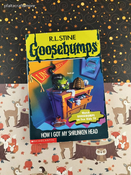 Vintage 1990's R.L. Stine Goosebumps #39, How I Got My Shrunken Head Softcover