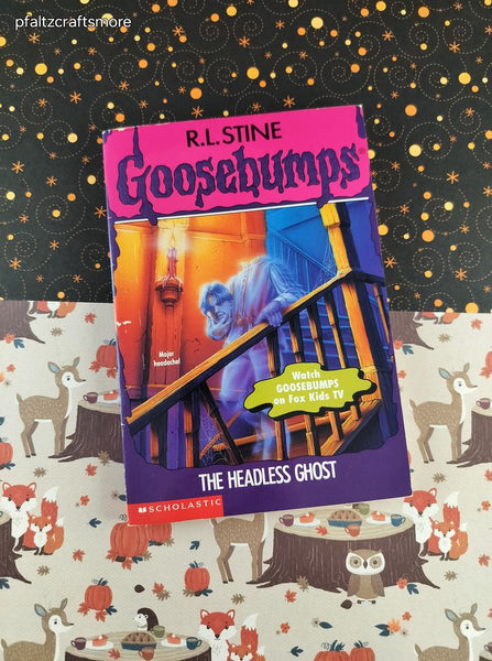 Vintage 1995 1st Printing R.L. Stine Goosebumps #37, The Headless Ghost Softcover
