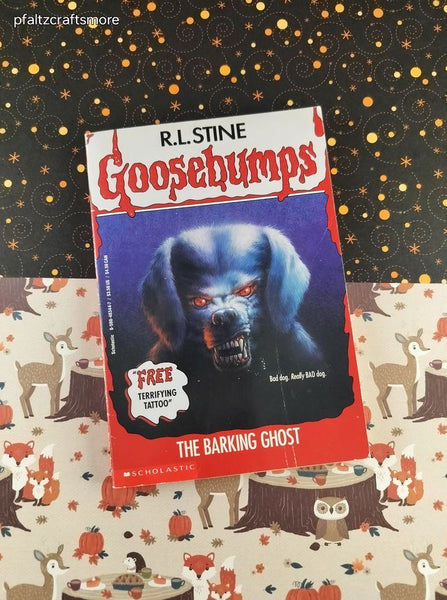 Vintage 1995 1st Printing R.L. Stine Goosebumps #32, The Barking Ghost Softcover