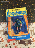 Vintage 1990's R.L. Stine Goosebumps #27, A Night in Terror Tower Softcover
