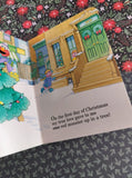 Vintage 1996 Sesame Street Elmo's 12 Days of Christmas Miniature Board Book, Hardcover