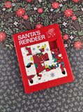Vintage Christmas Santa's Reindeer Miniature Fun World Slider Toy