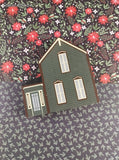 Vintage 1991 The Cat's Meow Rocky Mountain Christmas Tabor House Wooden Block