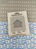 Vintage Lil'-Stitch Gingerbread House Christmas Counted Cross Stitch Ornament Kit NEW