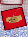 Vintage American Music Theater Lancaster PA Etched Metal Christmas Ornament