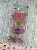 Jolee's Boutique "Cocktails" Drinks Delight 3-Dimensional Sticker Pack, New/Sealed