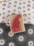 Vintage JRL Designs Painting Bear M102 Wooden Block/Rubber Stamp