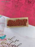 Vintage 1998 Stamp Francisco Jolly Parade Wooden Block/Rubber Stamp