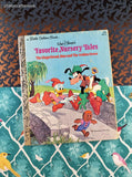 Vintage 1982 Little Golden Book: Walt Disney's Favorite Nursery Tales The Gingerbread Man and the Golden Goose Hardcover