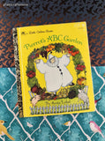 Vintage 1992 Little Golden Book: Pierrot's ABC Garden Hardcover