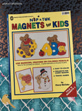 Vintage 1996 Nip & Tuk Magnets for Kids Children's Craft Softcover Booklet, Like New