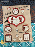 Vintage 1984 Dale Burdett Love Bears All Things Cross Stitch Pattern Softcover Booklet