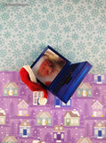 Vintage 2001 Hallmark Keepsake Christmas Ornament "Laptop Santa" Lenticular Like New