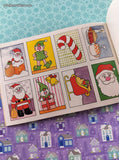 Vintage 1985 Rand McNally Santa and his Elves Sticker Fun Activity Book Softcover, Like New