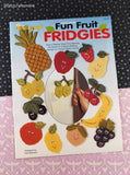 Vintage 1994 The Needlecraft Shop Fun Fruit Fridgies Plastic Canvas Softcover Booklet
