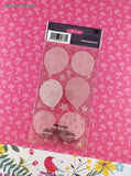 Vintage Stickopotamus Stickers, "Birthday Girl Pink Balloons", 1 Sheet New & Sealed