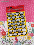 Vintage 2002 Pioneer Self-Adhesive Photo Sticker Captions "Family / Pets" NEW & Sealed