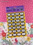 Vintage 2002 Pioneer Self-Adhesive Photo Sticker Captions "All Occasion" NEW & Sealed