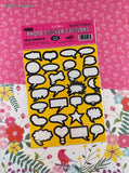 Vintage 2002 Pioneer Self-Adhesive Photo Sticker Captions "Blank Comics" NEW & Sealed