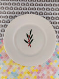 Vintage Crate & Barrel Berry Sprigs Salad Plate 7.5", Like New
