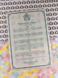 Vintage Personal Stamp Exchange Stationery for Stamping Linen Finish Pastel Pink SEALED Pad