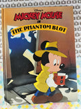 Vintage 1990 Disney's Mickey Mouse in The Phantom Blot Oversized Illustrated Hardcover