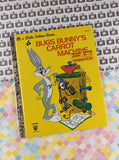 Vintage 1971 Little Golden Book Bugs Bunny's Carrot Machine, Hardcover